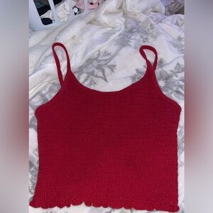 Hollister Red Camisole Top